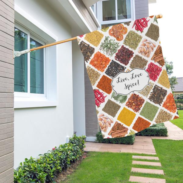 Spices House Flags - Double Sided - LIFESTYLE