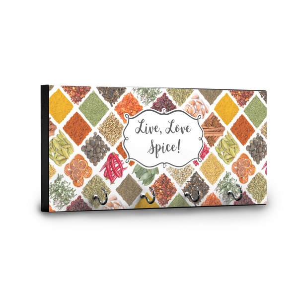 Spices Key Hanger - Front View with Hooks