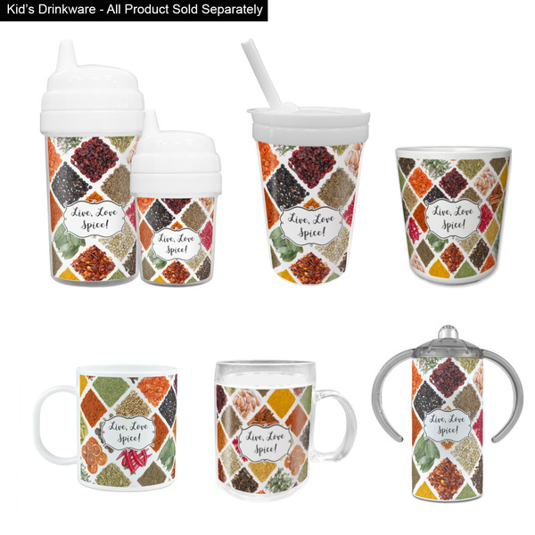 Spices Kid's Drinkware - Customized & Personalized