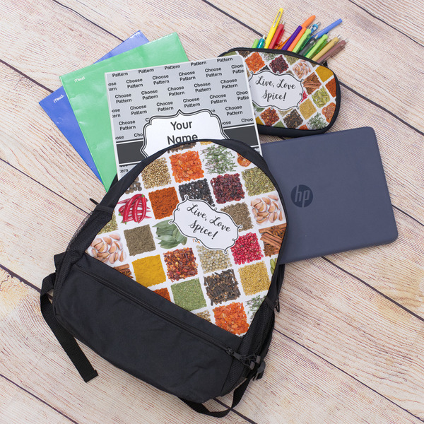 Spices Large Backpack - Black - With Stuff