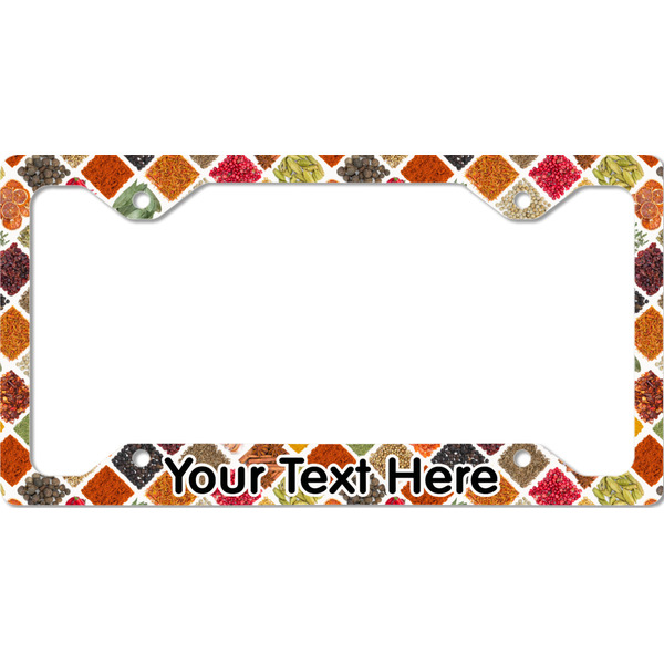 Custom Spices License Plate Frame - Style C