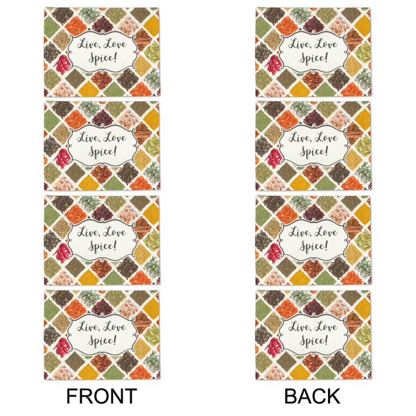Spices Linen Placemat - APPROVAL Set of 4 (double sided)