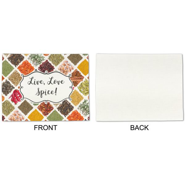 Spices Linen Placemat - APPROVAL Single (single sided)