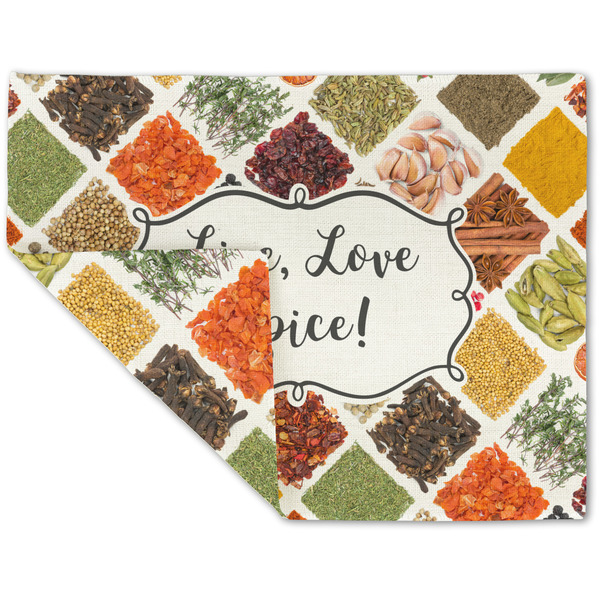 Spices Linen Placemat - Folded Corner (double side)
