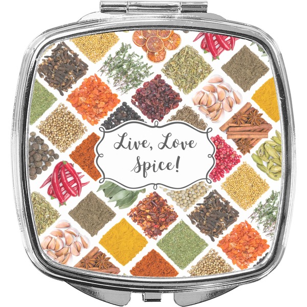 Custom Spices Compact Makeup Mirror (Personalized)