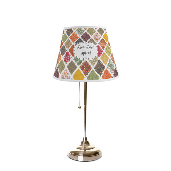 Spices Poly Film Empire Lampshade - On Stand