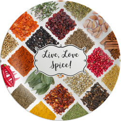 Spices Melamine Salad Plate - 8" (Personalized)