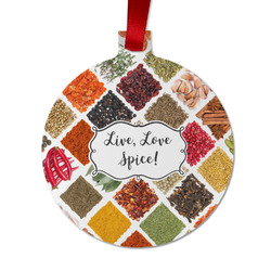 Spices Metal Ball Ornament - Double Sided