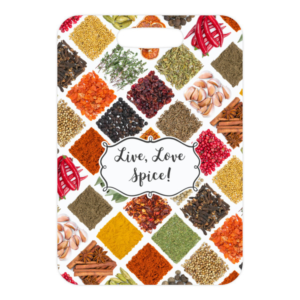 Spices Metal Luggage Tag - Front Without Strap
