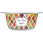 Spices Stainless Steel Dog Bowl - Large (Personalized)
