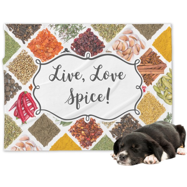 Custom Spices Dog Blanket (Personalized)