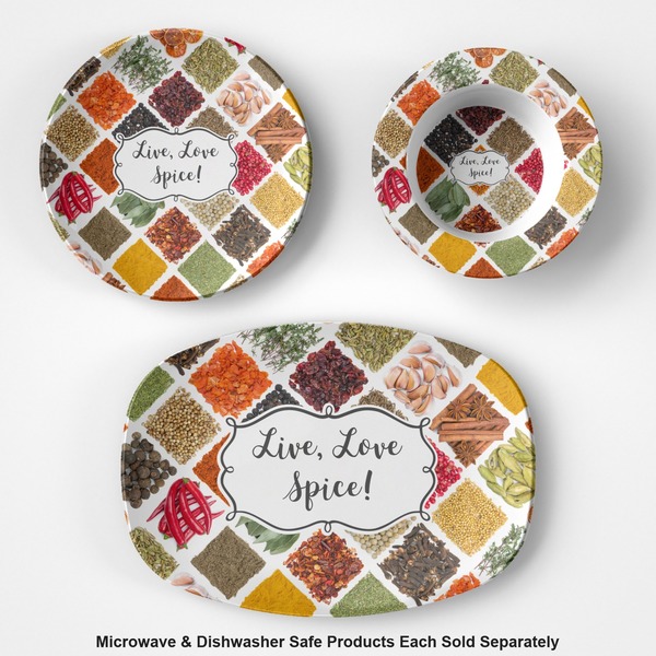 Spices Microwave & Dishwasher Safe CP Plastic Dishware - Group