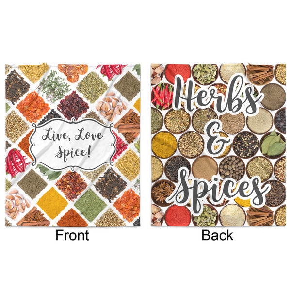 Spices Minky Blanket - 50"x60" - Double Sided - Front & Back