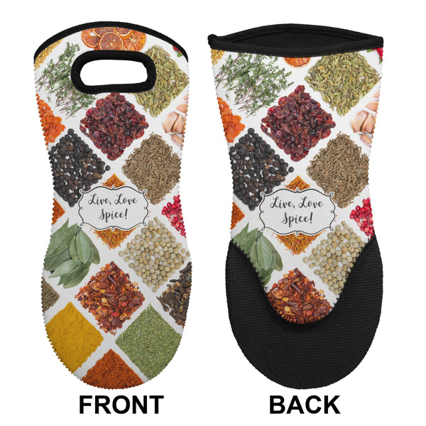 Spices Neoprene Oven Mitt (Front & Back)