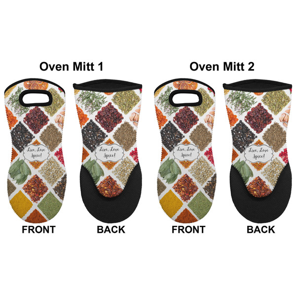 Spices Neoprene Oven Mitt - Set of 2 - Approval
