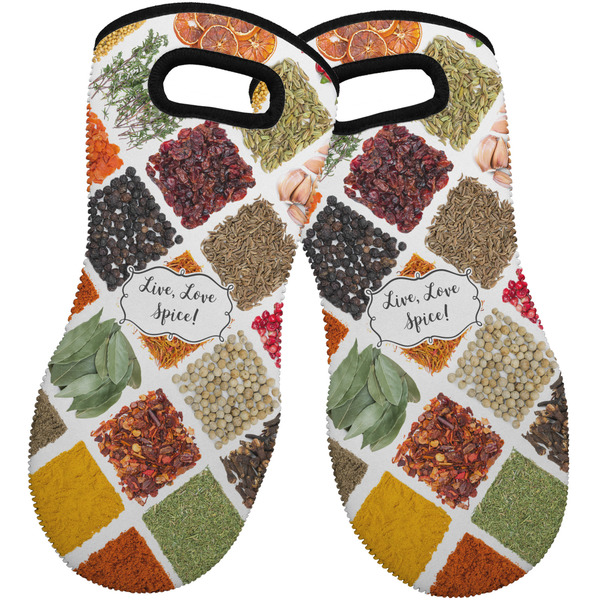 Spices Neoprene Oven Mitt -Set of 2 - Front