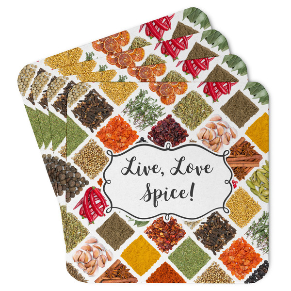 Custom Spices Paper Coasters