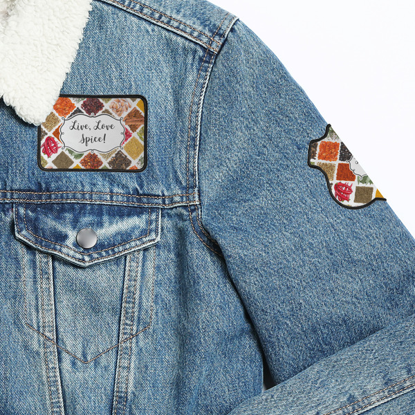 Spices Patches Lifestyle Jean Jacket Detail