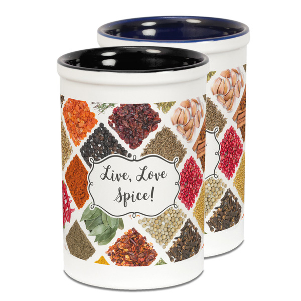 Custom Spices Ceramic Pencil Holder - Large