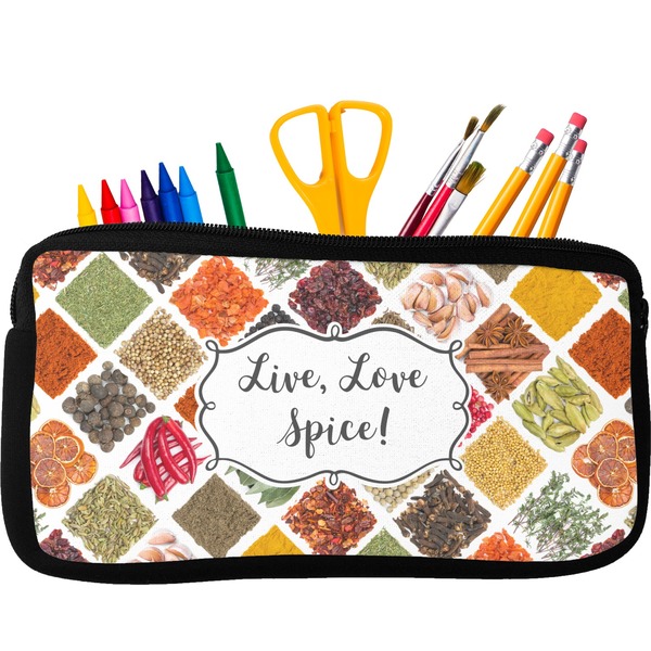 Custom Spices Neoprene Pencil Case