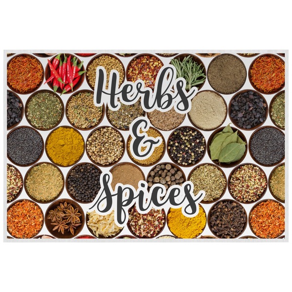 Spices Personalized Placemat (Back)