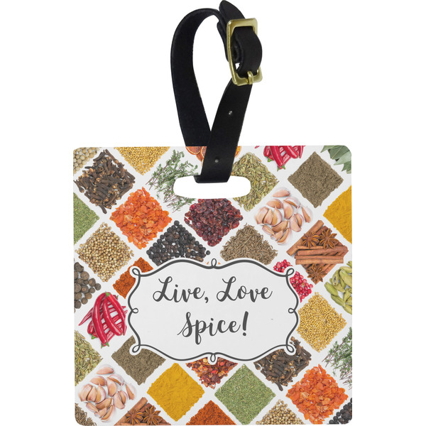 Spices Personalized Square Luggage Tag