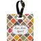 Spices Plastic Luggage Tag - Square