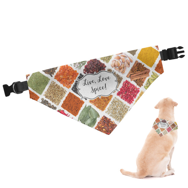 Custom Spices Dog Bandana - XLarge (Personalized)
