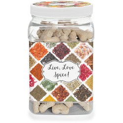 Spices Dog Treat Jar (Personalized)