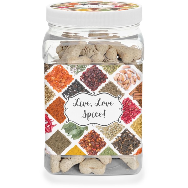 Custom Spices Dog Treat Jar (Personalized)