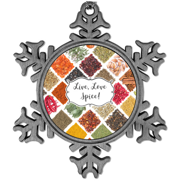 Custom Spices Vintage Snowflake Ornament