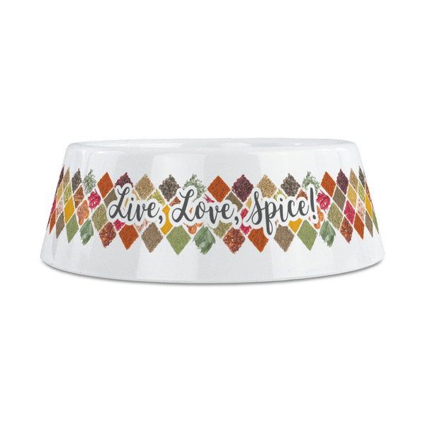 Spices Plastic Dog Bowls - Medium - FRONT