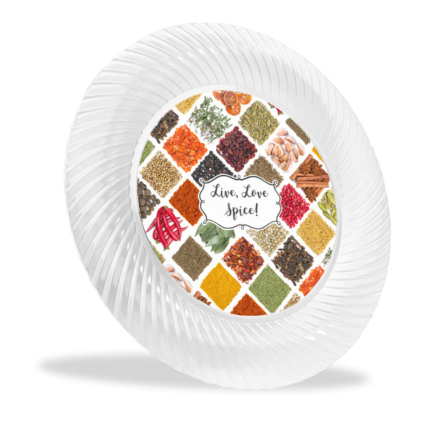 Custom Spices Plastic Party Dinner Plates - 10"