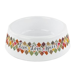 Spices Plastic Dog Bowl - Small