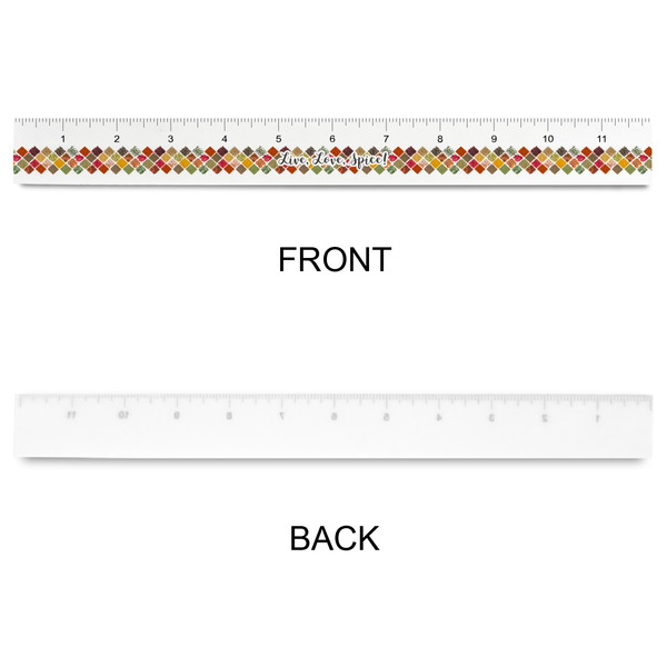 Spices Plastic Ruler - 12" - APPROVAL