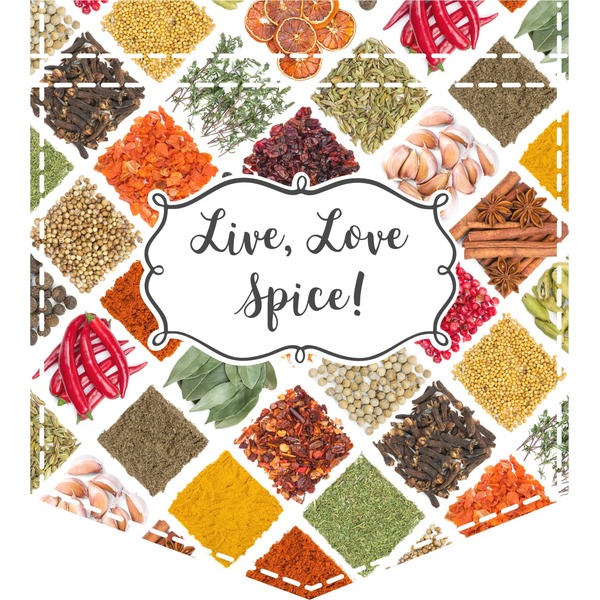 Custom Spices Iron On Faux Pocket (Personalized)