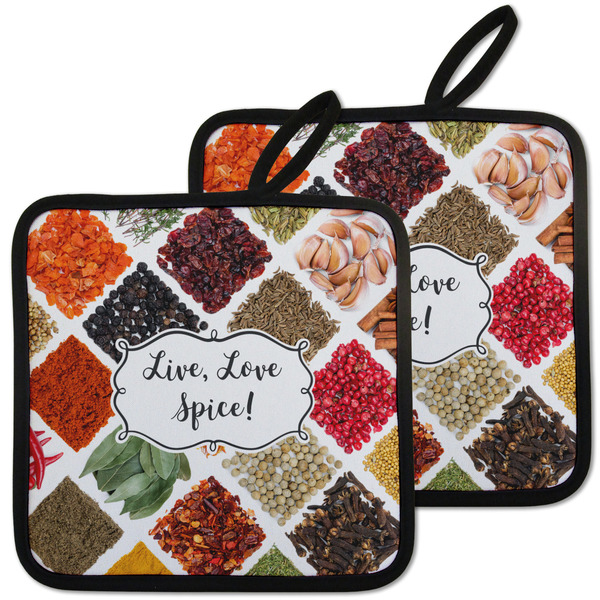 Custom Spices Pot Holders - Set of 2