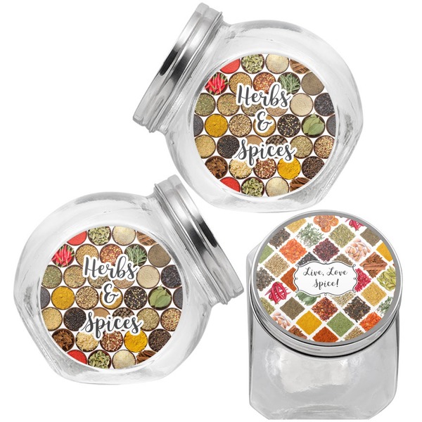 Spices Puppy Treat Jar - Top Left Right