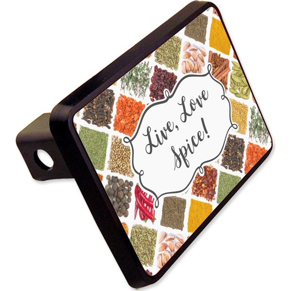 Custom Spices Rectangular Trailer Hitch Cover - 2" (Personalized)