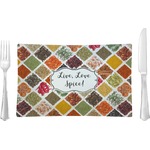 Spices Glass Rectangular Lunch / Dinner Plate (Personalized)