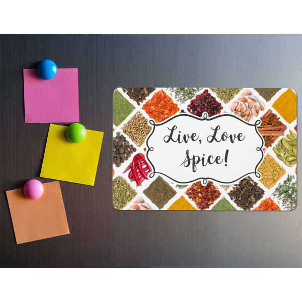 Spices Rectangular Fridge Magnet - LIFESTYLE
