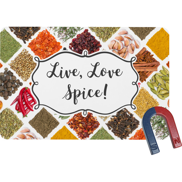 Custom Spices Rectangular Fridge Magnet (Personalized)