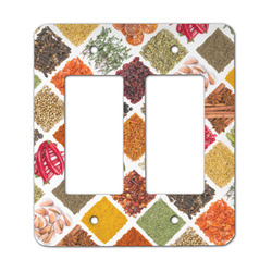 Spices Rocker Style Light Switch Cover - Two Switch