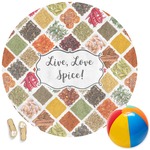 Spices Round Beach Towel (Personalized)