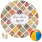 Spices Round Beach Towel (Personalized)