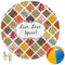 Spices Round Beach Towel (Personalized)