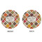 Spices Round Linen Placemats - APPROVAL (double sided)