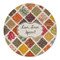 Spices Round Linen Placemats - FRONT (Single Sided)