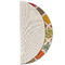 Spices Round Linen Placemats - HALF FOLDED (single sided)