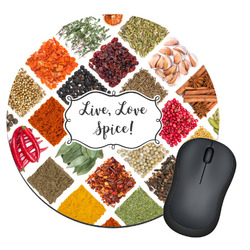 Spices Round Mouse Pad (Personalized)